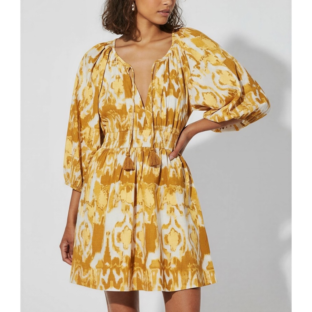 CLEOBELLA Aubrey Mini Dress, Watercolor Ikat, XS